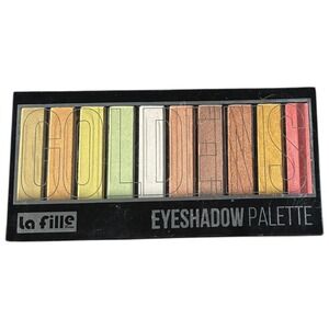 La Fille Eyeshadow Pallet Goldens Shimmer Metallics Sunset Earthy Artist MUA